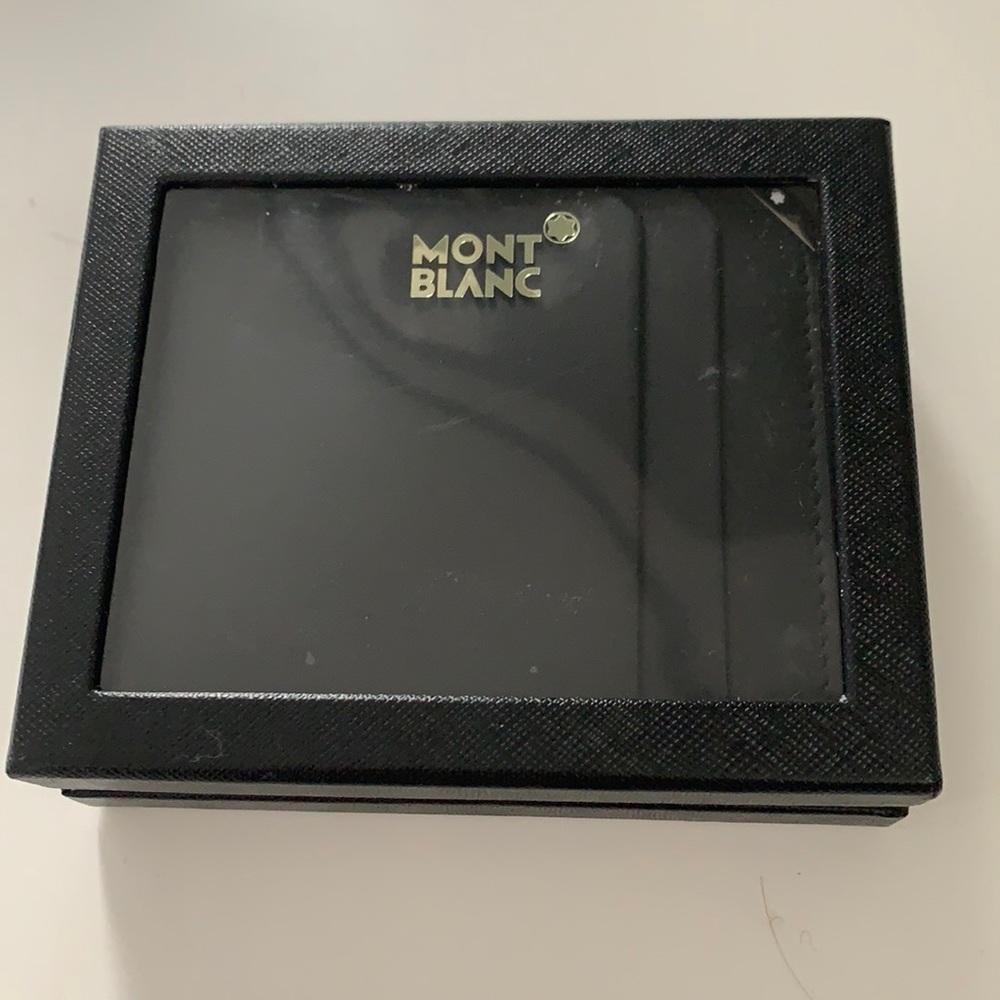 COPY - MONT BLANC 6cc IF wallet. Brand new in box.